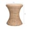 Household Essentials 21" Woven Hyacinth Hourglass End Table